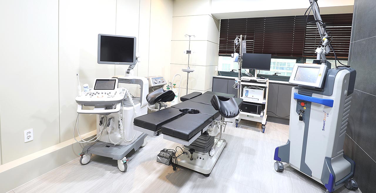 LANTE OBGYN clinic interior, Gangnam Seoul