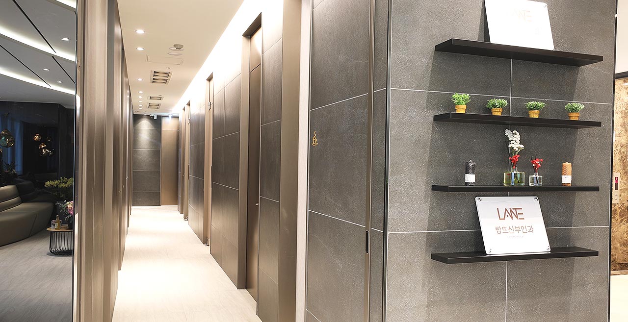 LANTE OBGYN clinic interior, Gangnam Seoul